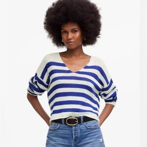 Madewell Linen V-Neck